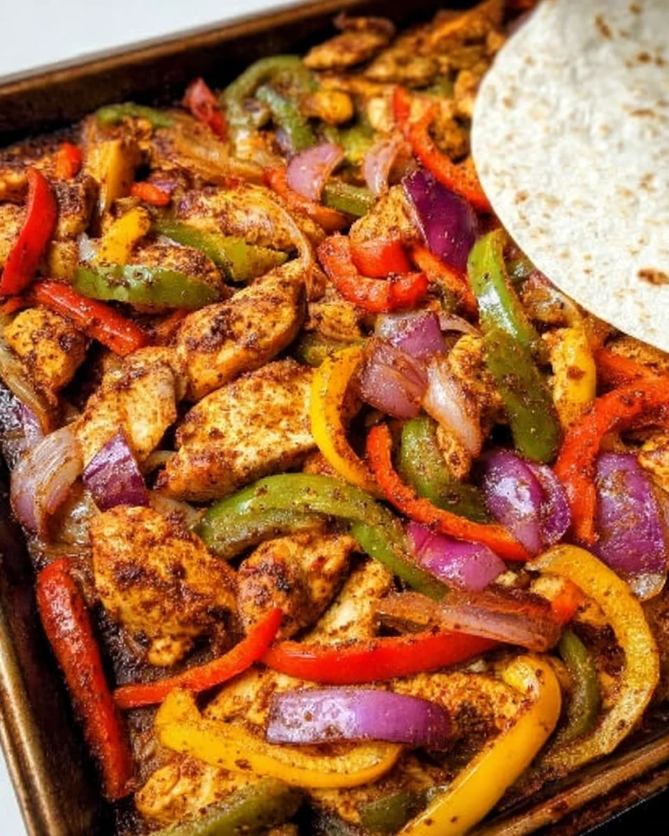 Sheet Pan Chicken Fajitas