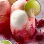 Shirley Temple Ice Cream Float