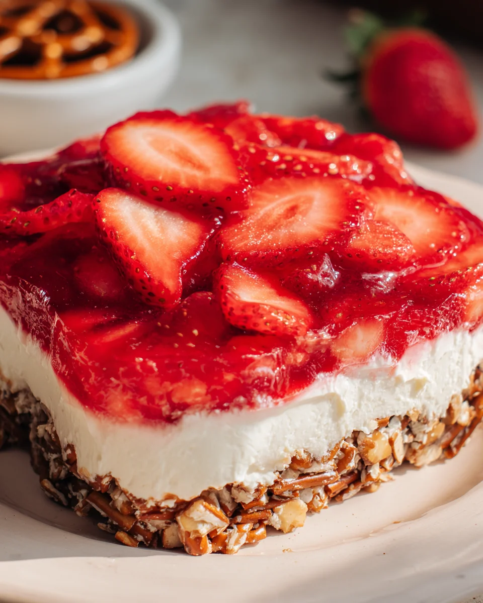 Strawberry Pretzel Salad