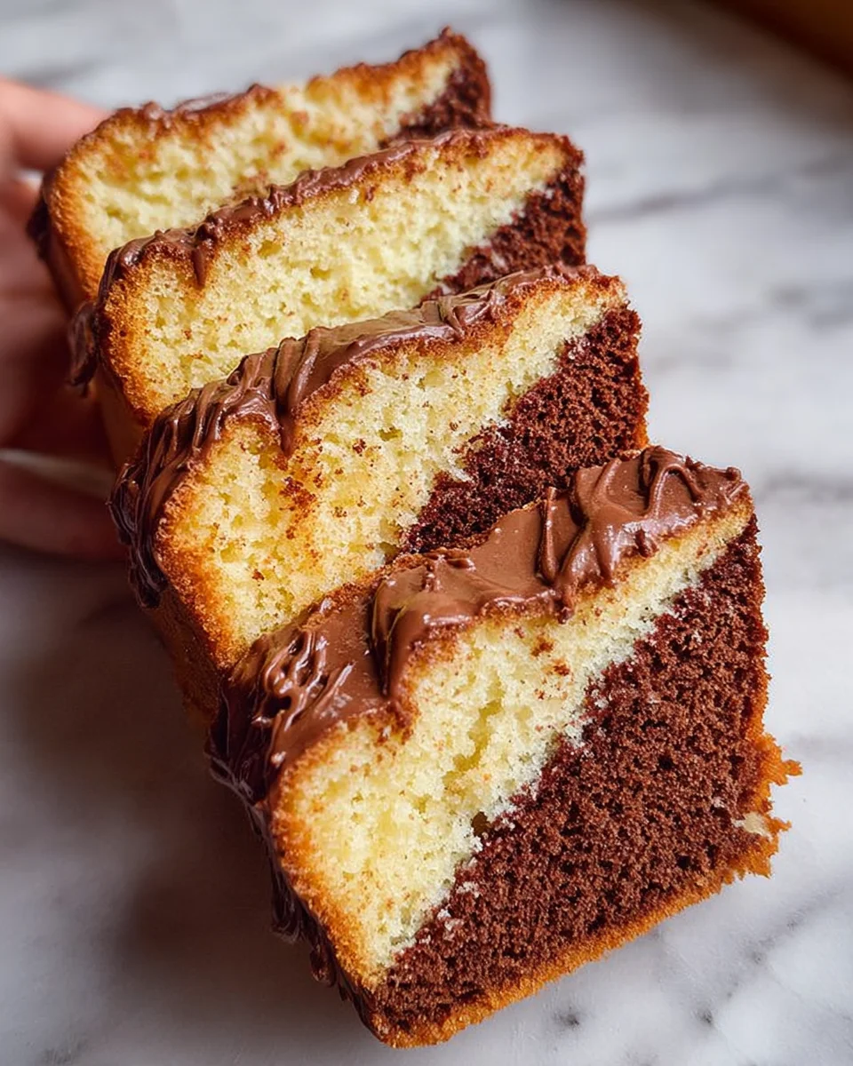 Three Layer Pound Cake