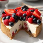 Triple Berry No-Bake Cheesecake