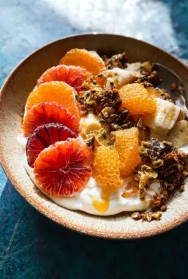 Winter Citrus Ricotta Breakfast Bowl with Honeycomb