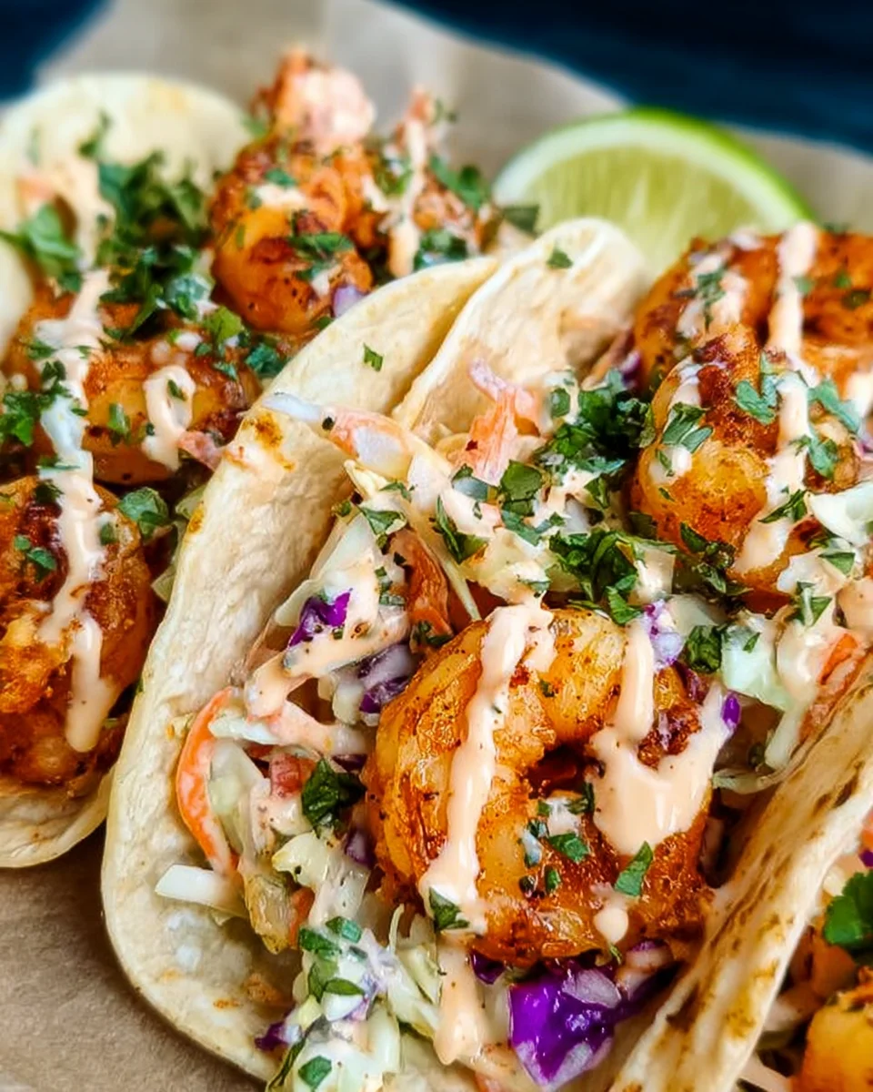 15 Minute Easy Shrimp Tacos Recipe