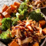 BBQ Chicken & Roasted Sweet Potato Bowls