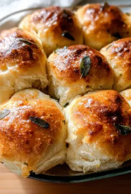 Brown Butter Sage Dinner Rolls