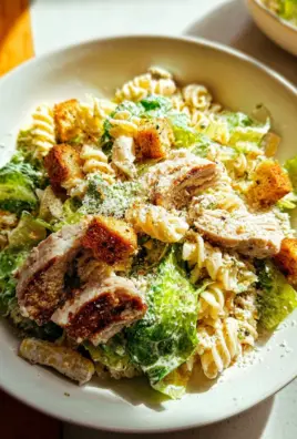 Chicken Caesar Pasta Salad