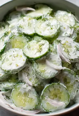 Creamy Cucumber Salad