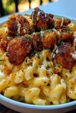 Creamy Honey Pepper Chicken Mac and Cheese Delight