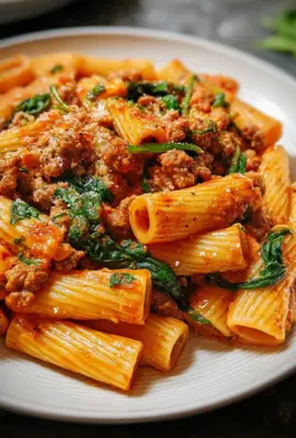 Creamy Sausage Rigatoni