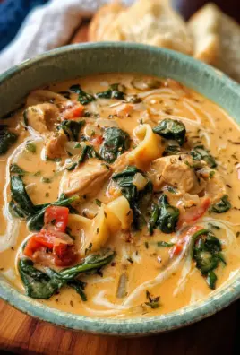 Creamy Tuscan Chicken Soup