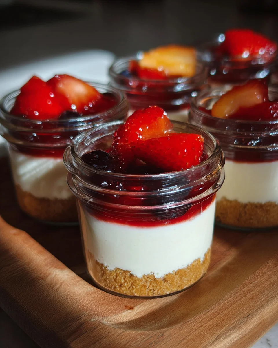 High Protein Cheesecake Jars