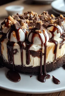 Hot Fudge Sundae Brownie Cheesecake