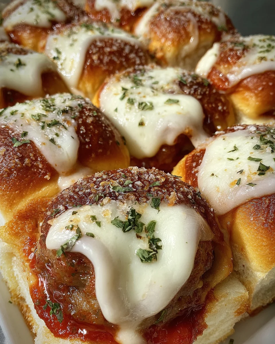 Meatball Parmesan Sliders
