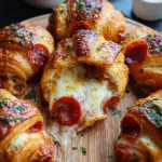 Mozzarella Pepperoni Croissant Rolls