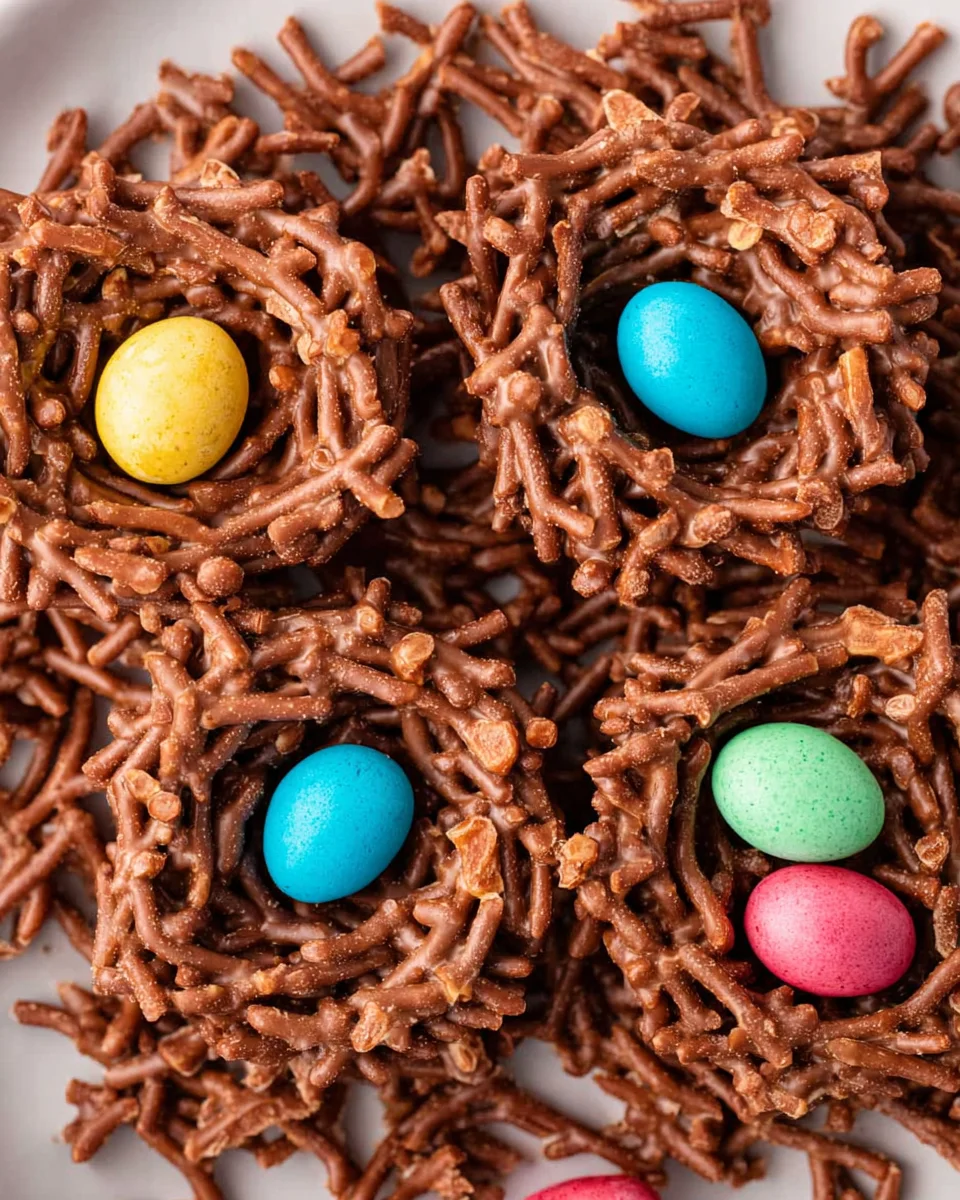 No-Bake Chocolate Bird Nests
