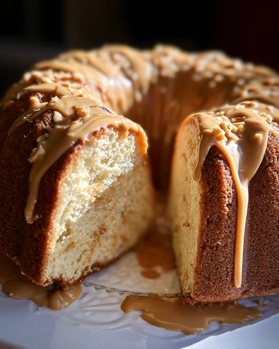 Peanut Butter Cream Pound Cake