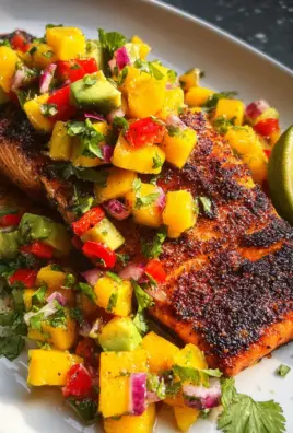 Salmon with Mango Salsa