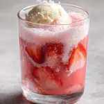 Sparkling Strawberry Float