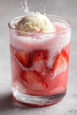 Sparkling Strawberry Float