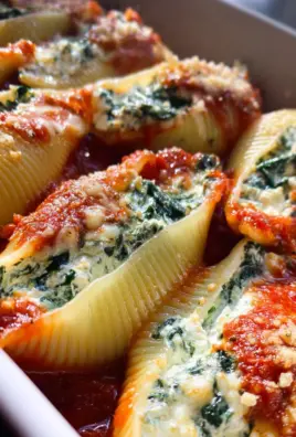 Spinach and Ricotta Stuffed Shells Recipe