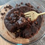 Cottage Cheese Protein Brownie in ramekin