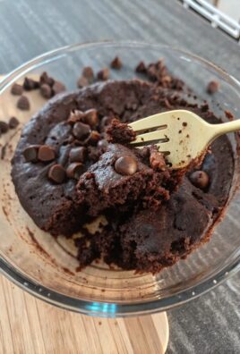 Cottage Cheese Protein Brownie in ramekin