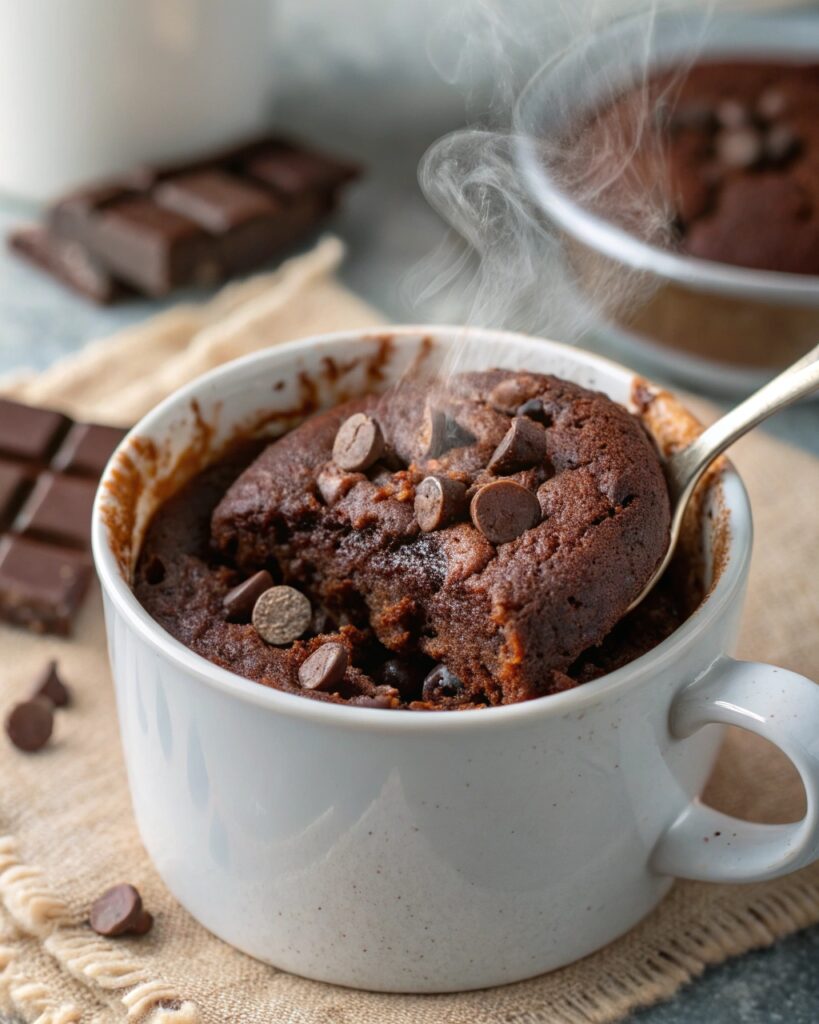 close-up inside brownie texture