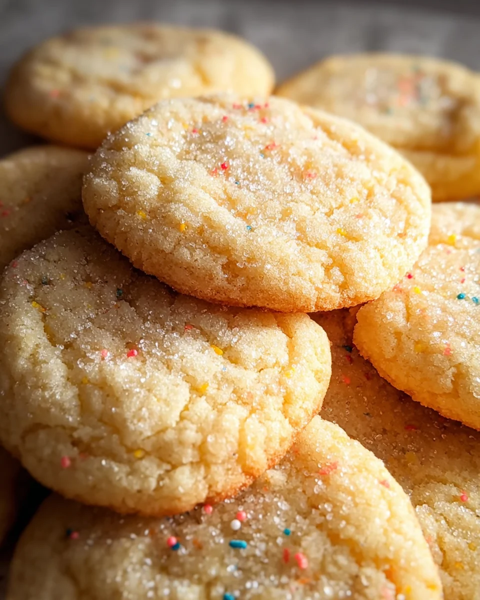 3-Ingredient Easy Sugar Cookies