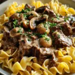 Beef Stroganoff with Egg Noodles