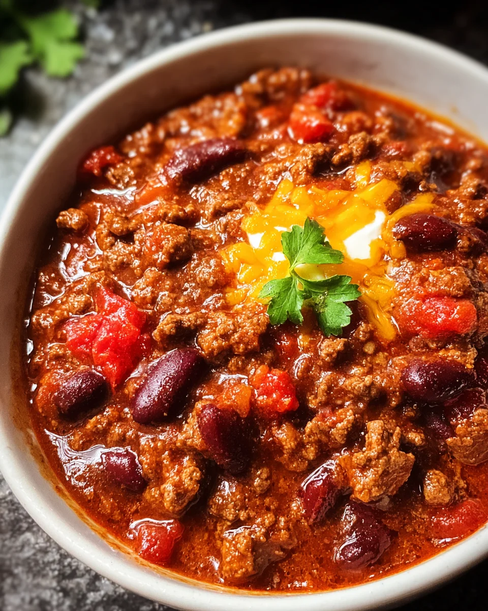 Best Ground Beef Stovetop Chili