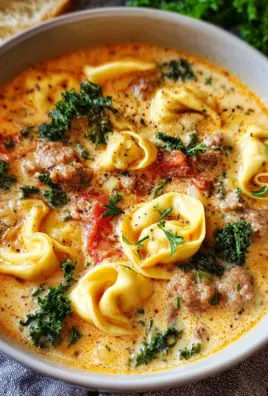 Creamy Tortellini Soup
