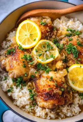 Crock-pot Lemon Chicken and Rice