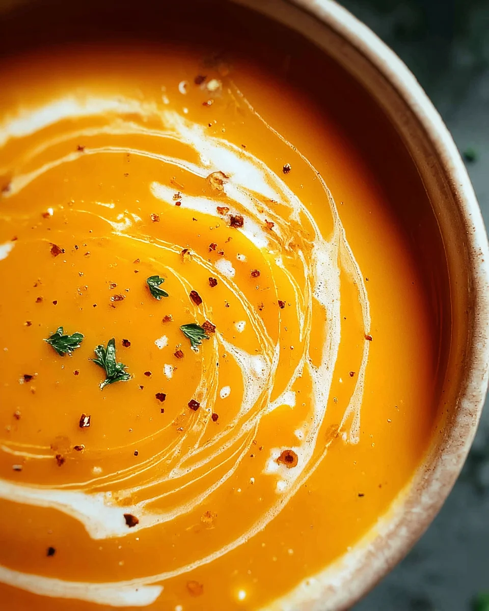 Easy Butternut Squash and Sweet Potato Soup