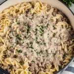 Ground Beef Stroganoff
