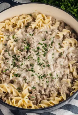 Ground Beef Stroganoff