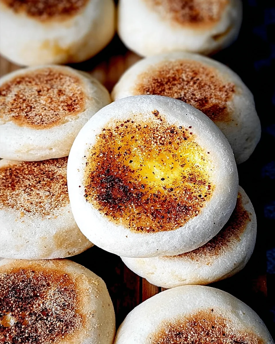 Homemade Sourdough English Muffins