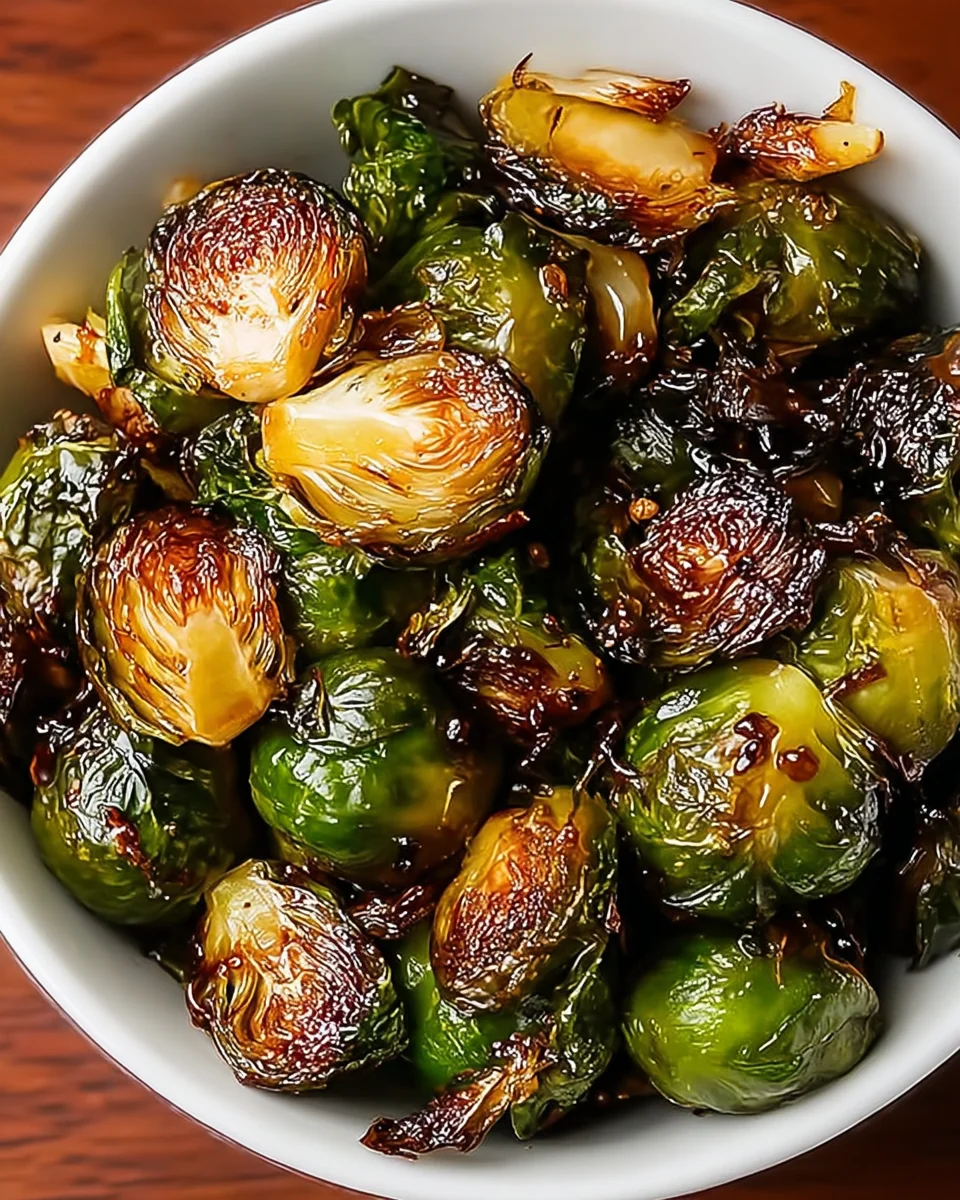 Honey Balsamic Brussels Sprouts