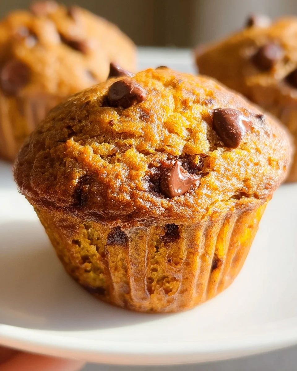 Pumpkin Chocolate Chip Muffins