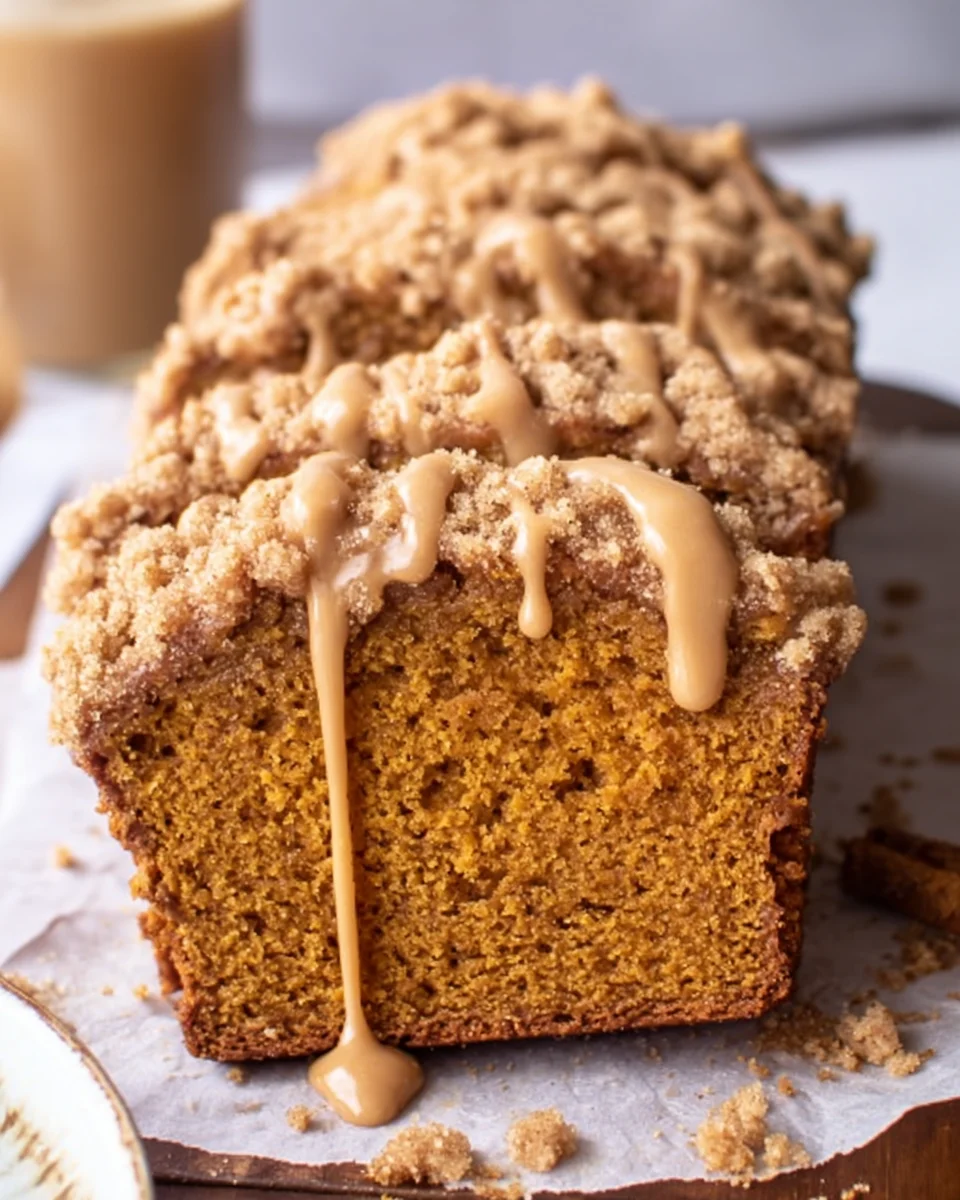 Pumpkin Streusel Bread