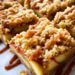 Salted Caramel Apple Crumble Bars Fall Treat