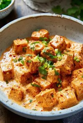Spicy Tofu with Creamy Coconut Sauce