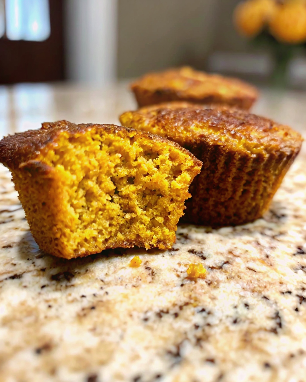 high-protein cottage cheese pumpkin muffins
