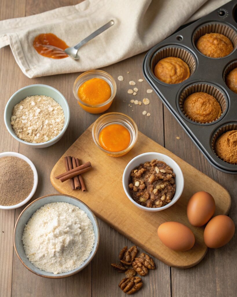 Ingredients Healthy Pumpkin Muffins