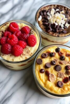 Fluffy Protein Pancake Bowls with fruit toppings